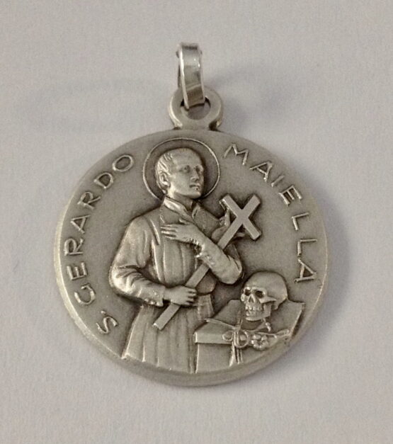 925 STERLING SAINT GERARD MAIELLA MEDAL - Image 3
