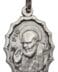925 STERLING SILVER SAINT PIO OF PIETRELCINA OVAL MEDAL