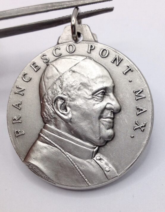 JUBILEE MEDAL 2025 (POPE FRANCIS/OFFICIAL JUBILEE LOGO) - THE PATRON SAINTS MEDALS - 100% MADE IN ITALY - Image 2