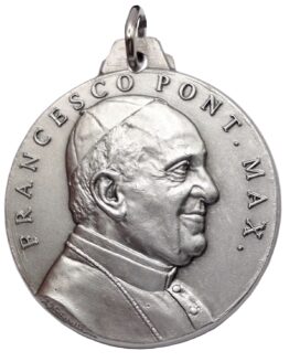 JUBILEE MEDAL 2025 (POPE FRANCIS/OFFICIAL JUBILEE LOGO) - THE PATRON SAINTS MEDALS - 100% MADE IN ITALY