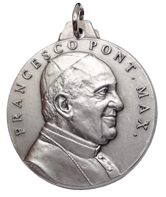 JUBILEE MEDAL 2025 (POPE FRANCIS/OFFICIAL JUBILEE LOGO) - THE PATRON SAINTS MEDALS - 100% MADE IN ITALY