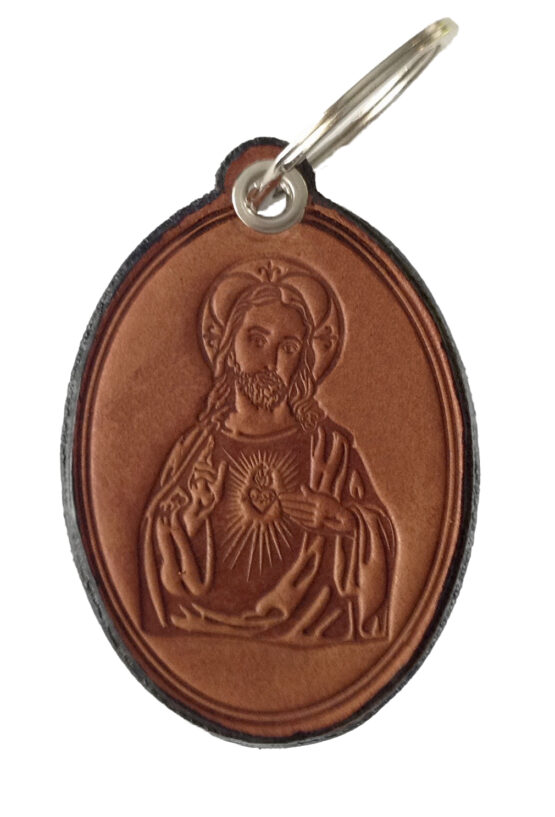 SCAPULAR KEY RING - MADONNA OF MOUNT CARMEL / SACRED HEART OF JESUS - 100% MADE IN ITALY - Image 3